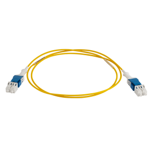 Патч-корд оптический LANMASTER, LSZH, дуплексный, Uniboot Push-pull, LC/UPC-LC/UPC, SM OS2, 2 мм